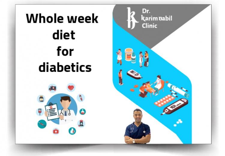 Whole week diet for diabetics